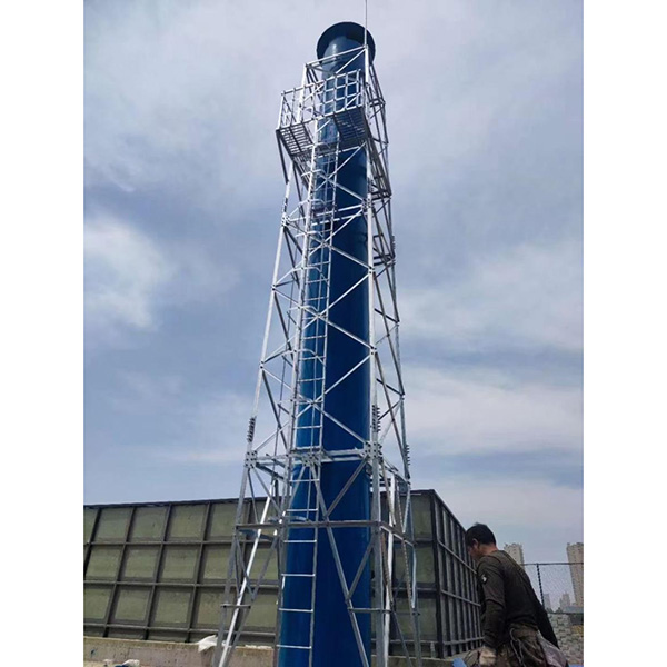 Chimenea de acero resistente a la corrosión tipo torre